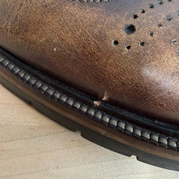 Johnston & Murphy XC Flex Brown Leather Wingtip Boots Men’s Size 9 main image 10
